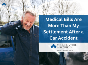 medical bills are more than my car accident settlement